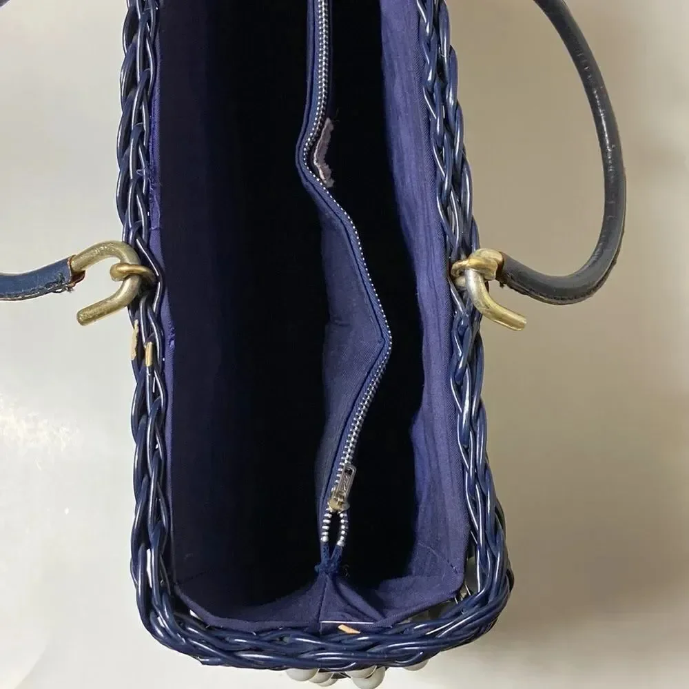 Handmade Made In Hong Kong Plastic & Metal Women Handbags